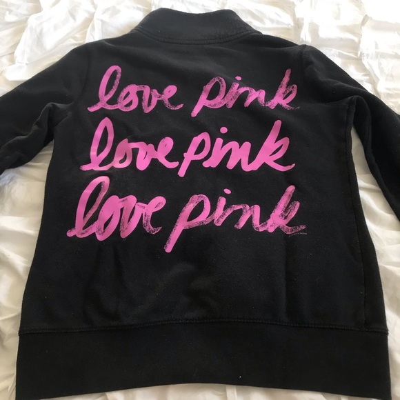 Pink Victoria’s Secret black & pink pullover size XS - Picture 7 of 8